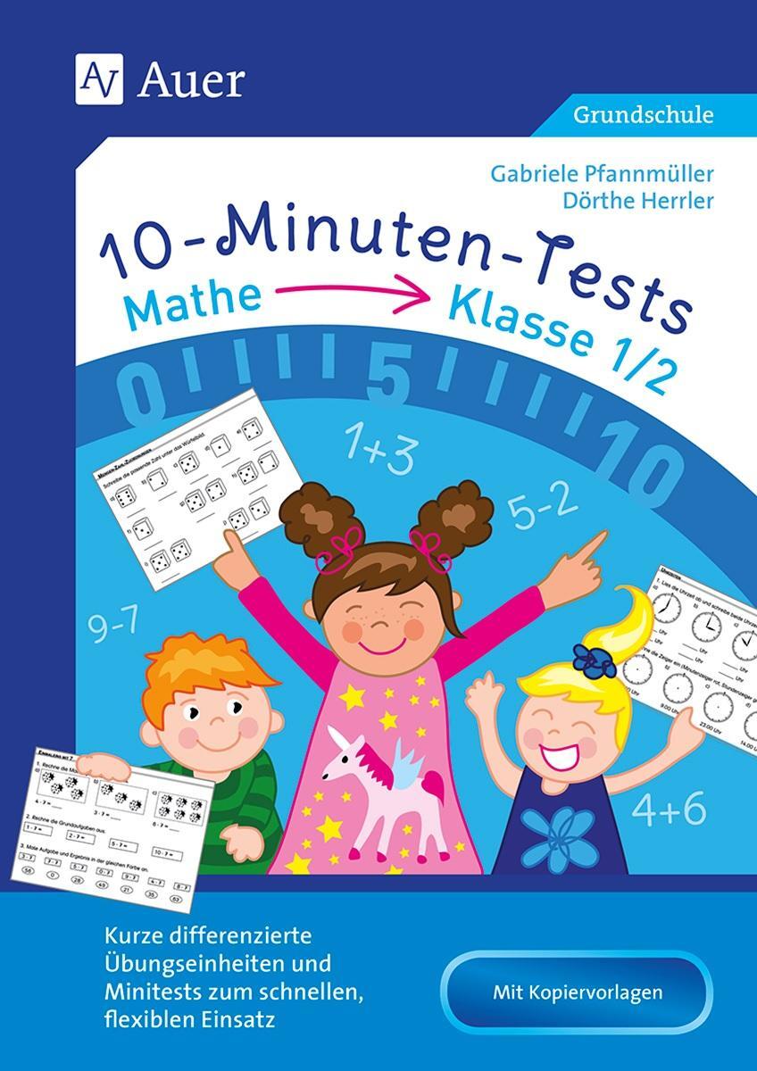 Cover: 9783403082668 | 10-Minuten-Tests Mathematik - Klasse 1/2 | Dörthe Herrler (u. a.)