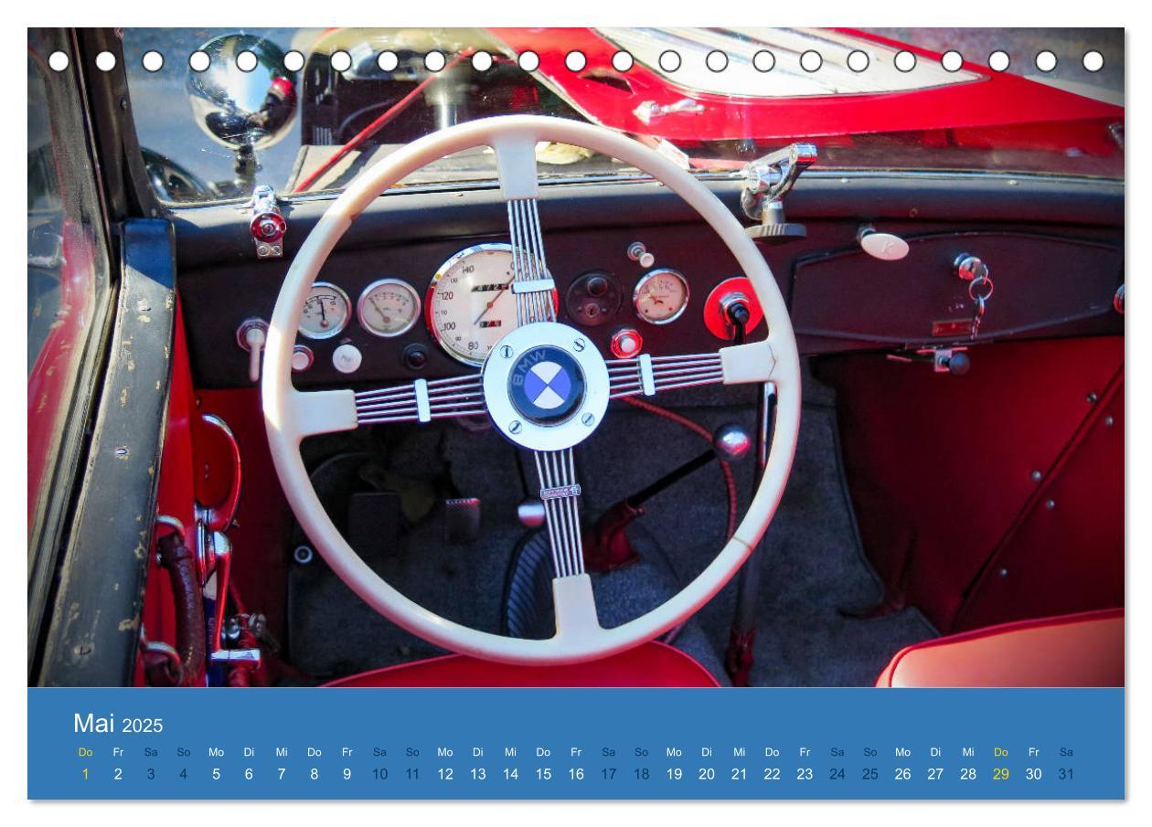 Bild: 9783435129034 | BMW Classics (Tischkalender 2025 DIN A5 quer), CALVENDO Monatskalender