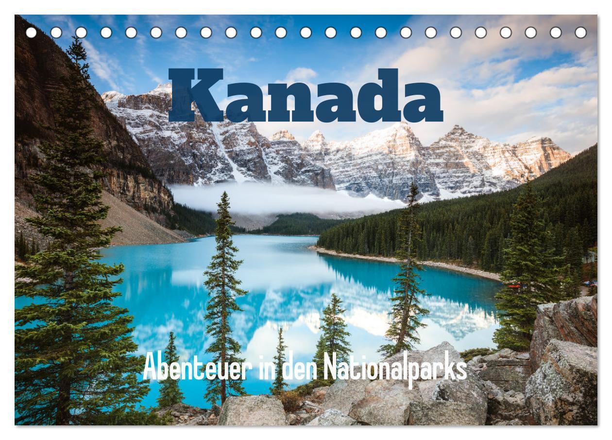 Cover: 9783435038015 | Kanada - Abenteuer in den Nationalparks (Tischkalender 2025 DIN A5...