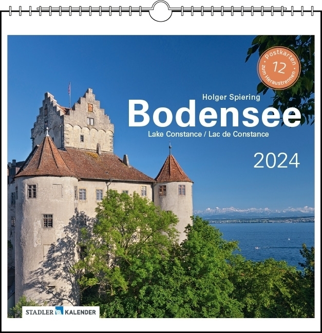 Cover: 9783861923091 | Bodensee 2024 | Postkarten-Tischkalender | verschiedene Fotografen