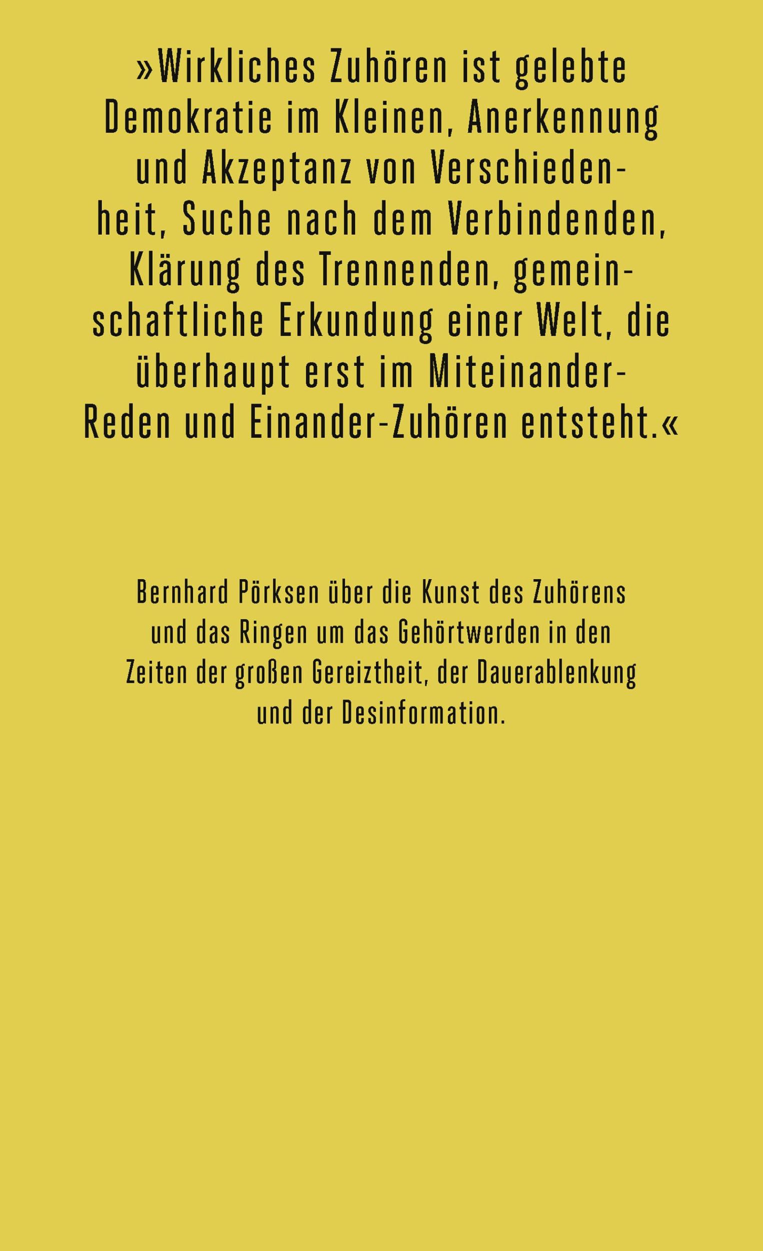 Bild: 9783446281387 | Zuhören | Die Kunst, sich der Welt zu öffnen | Bernhard Pörksen | Buch