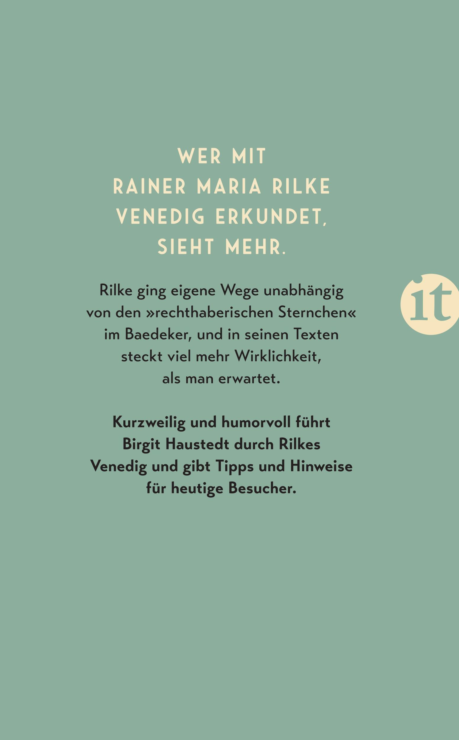 Rückseite: 9783458683827 | Das schöne Gegengewicht der Welt | Birgit Haustedt | Taschenbuch