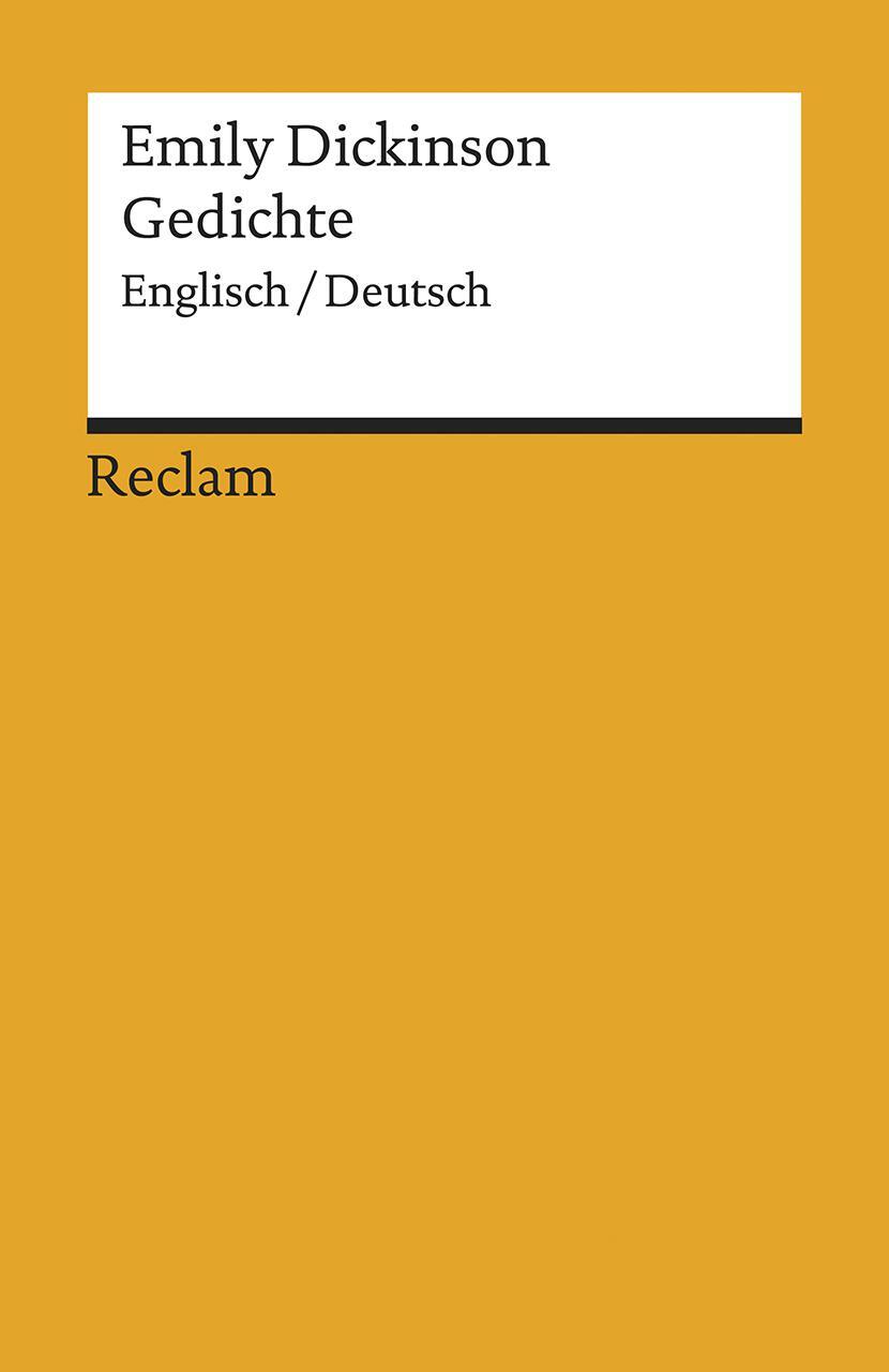 Cover: 9783150140161 | Gedichte | Englisch/Deutsch | Emily Dickinson | Taschenbuch | Deutsch