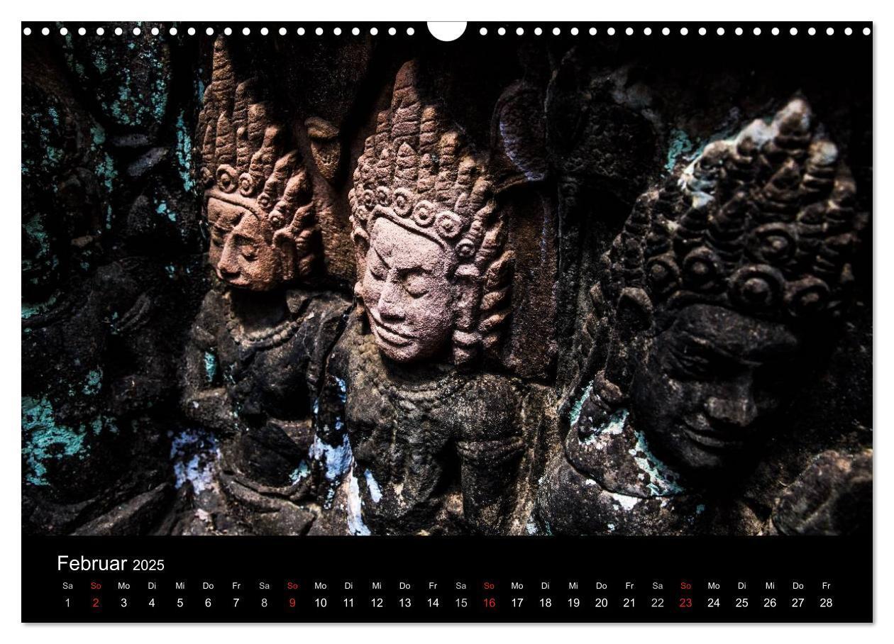 Bild: 9783435630745 | Tempel rund um Angkor Wat (Wandkalender 2025 DIN A3 quer), CALVENDO...