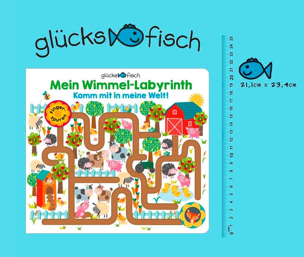 Bild: 9783737358712 | Glücksfisch: Mein Wimmel-Labyrinth: Komm mit in meine Welt! | Byrne