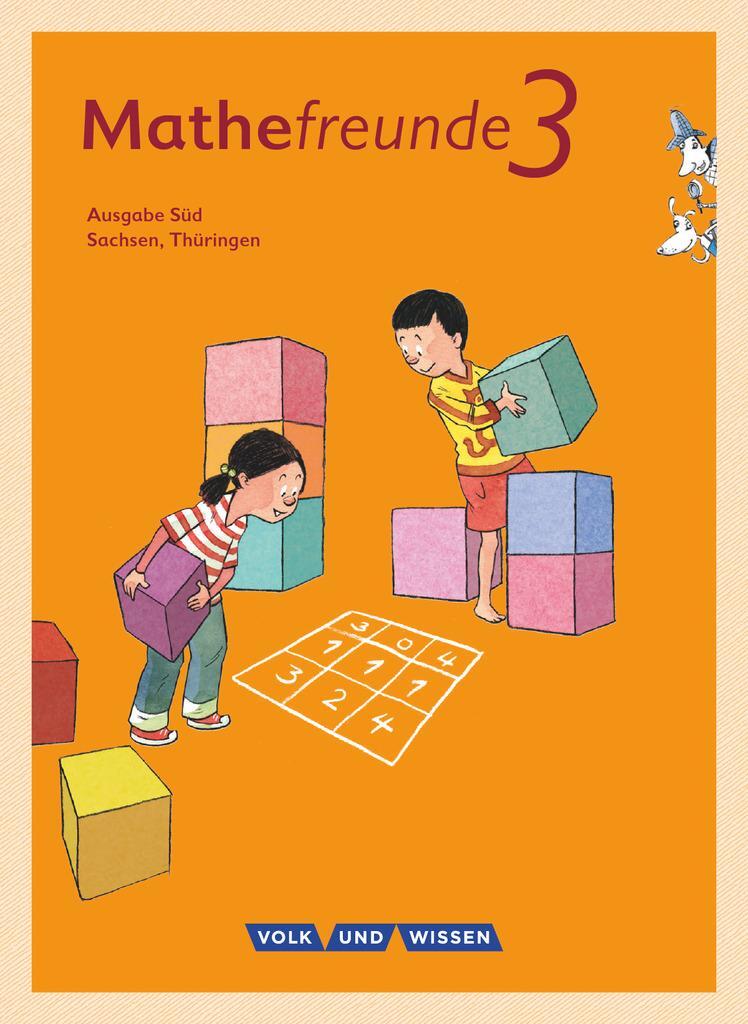 Cover: 9783060837267 | Mathefreunde 3. Schuljahr. Schülerbuch mit Kartonbeilagen Süd. | Buch