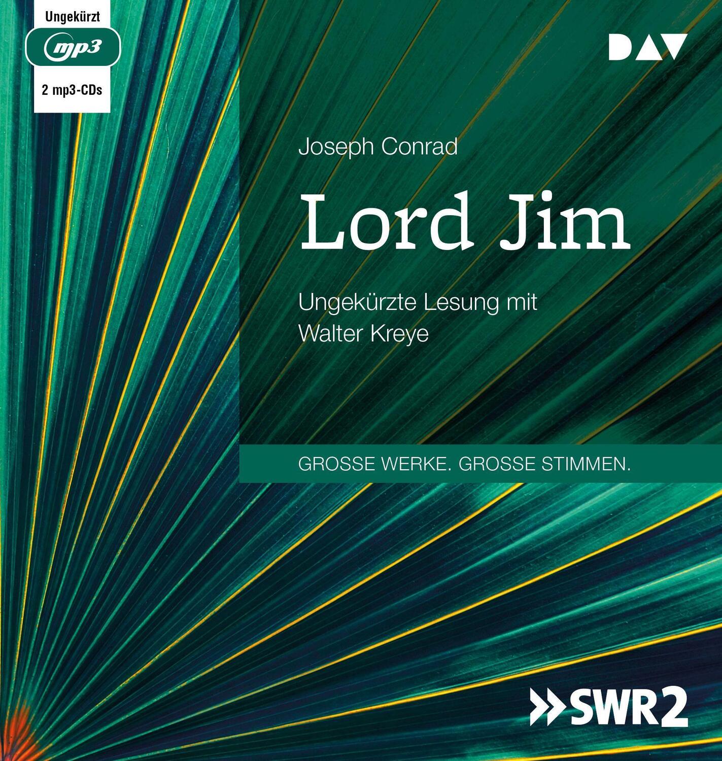 Cover: 9783742421364 | Lord Jim | Ungekürzte Lesung mit Walter Kreye | Joseph Conrad | MP3