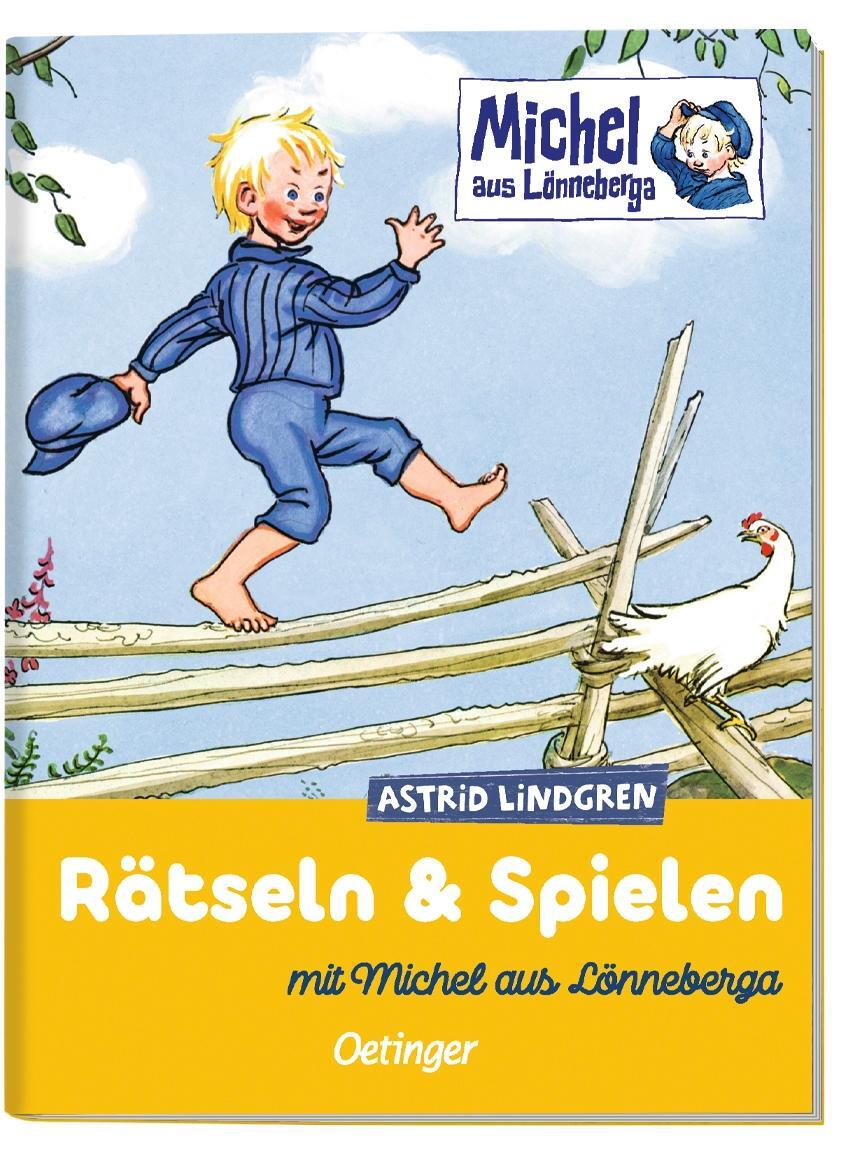 Bild: 4260512187484 | Michel aus Lönneberga. Puzzle im Buch. 100 Teile | Astrid Lindgren