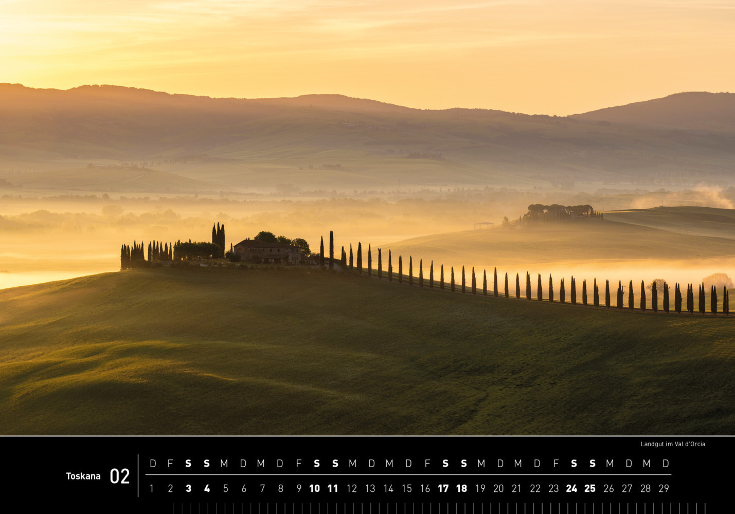 Bild: 9783968553566 | 360° Toskana Premiumkalender 2024 | Robert Haasmann | Kalender | 14 S.