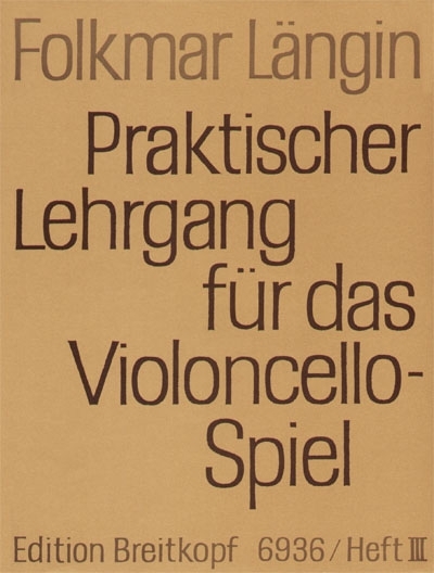 Cover: 9790004171059 | Praktischer Lehrgang für das Violoncellospiel 3 | Broschüre | 40 S.