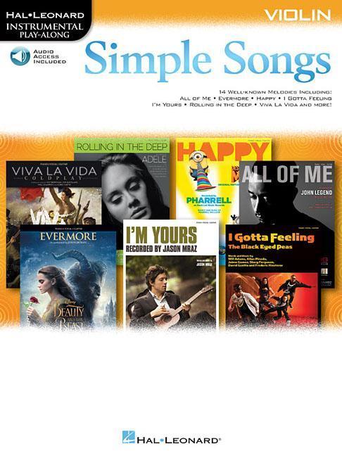 Cover: 888680710514 | Simple Songs - Instrumental Play-Along for Violin (Book/Online Audio)