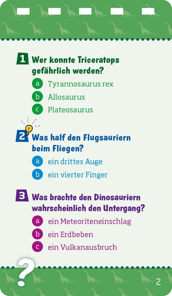 Bild: 9783788677794 | WAS IST WAS Quiz Dinosaurier | KG | Taschenbuch | 80 S. | Deutsch