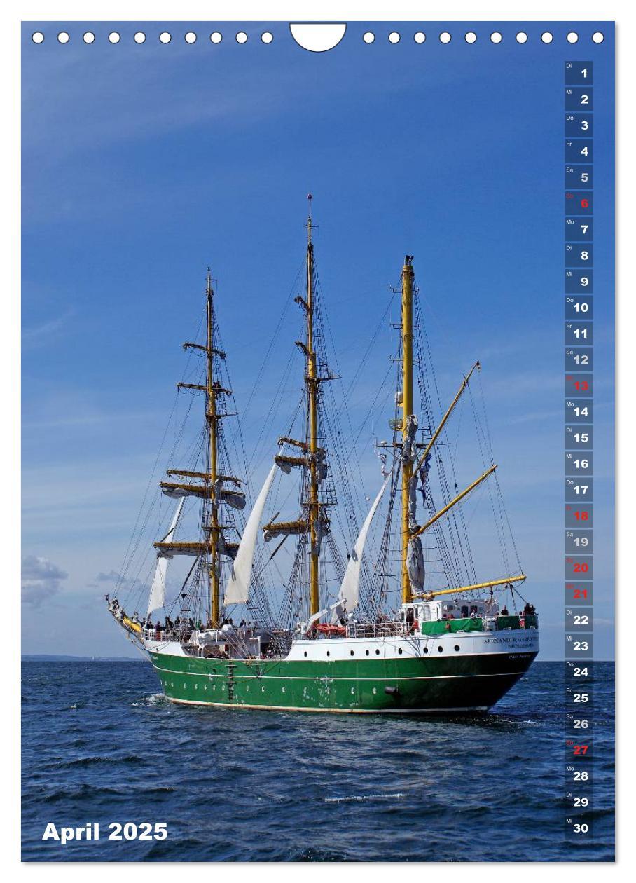 Bild: 9783457043523 | Segelromantik - Großsegler auf der Ostsee (Wandkalender 2025 DIN A4...