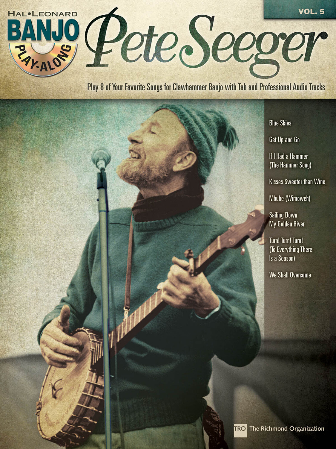 Cover: 888680018863 | Pete Seeger | Banjo Play-Along Volume 5 | Banjo Play Along | Buch + CD