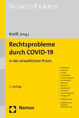 Cover: 9783848771394 | Rechtsprobleme durch COVID-19 | in der anwaltlichen Praxis | Kroiß