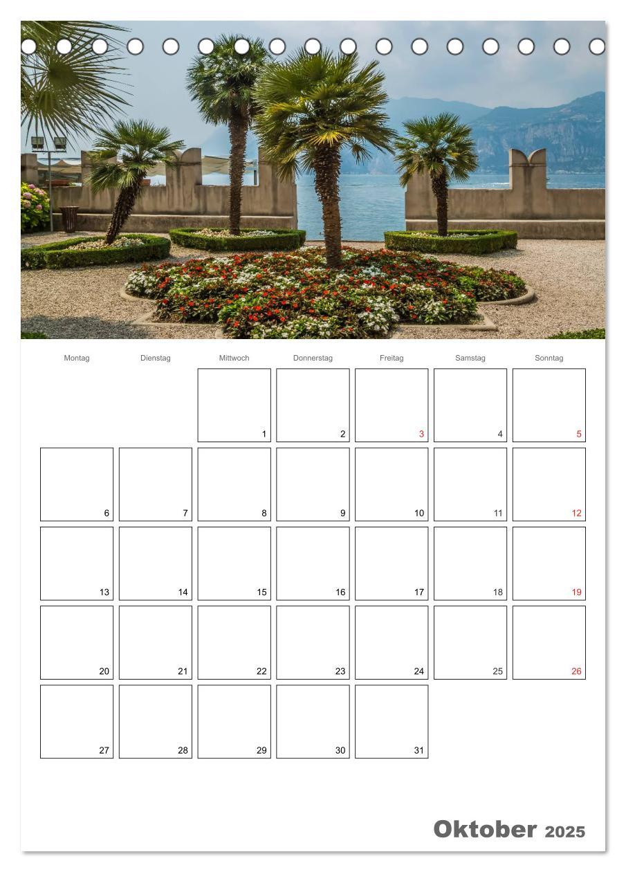 Bild: 9783457025970 | GARDASEE Terminplaner (Tischkalender 2025 DIN A5 hoch), CALVENDO...