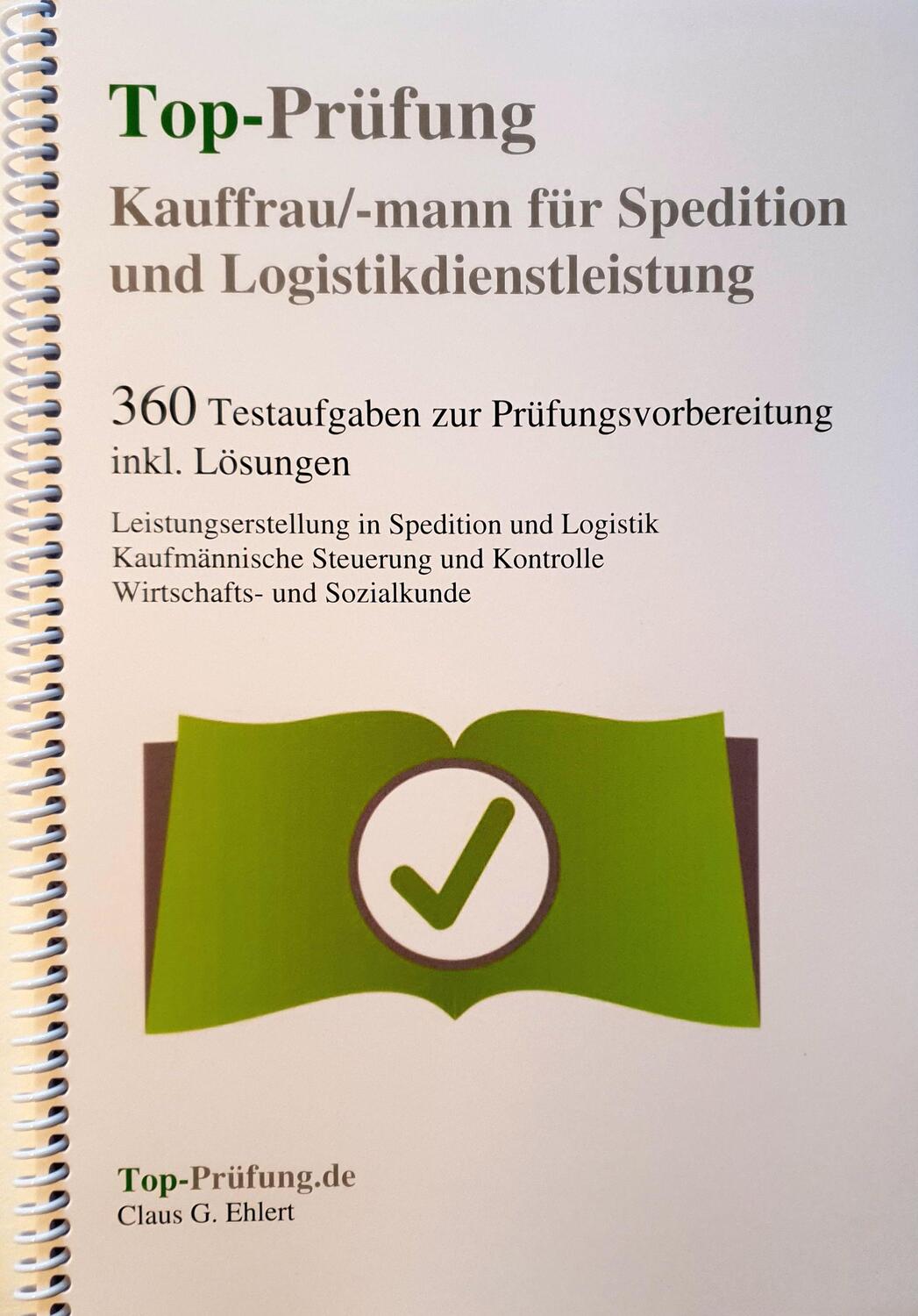 Cover: 9783943665253 | Top-Prüfung Kauffrau / Kaufmann für Spedition und...