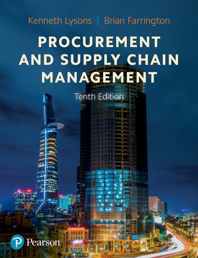 Cover: 9781292317915 | Procurement and Supply Chain Management | Kenneth Lysons (u. a.)