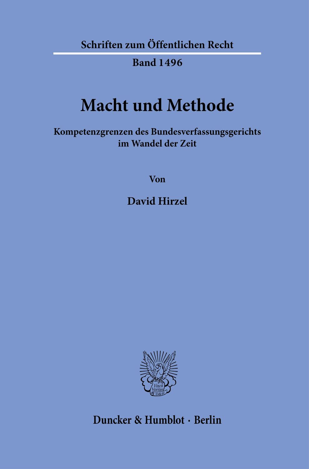 Cover: 9783428188567 | Macht und Methode. | David Hirzel | Buch | Deutsch | 2023
