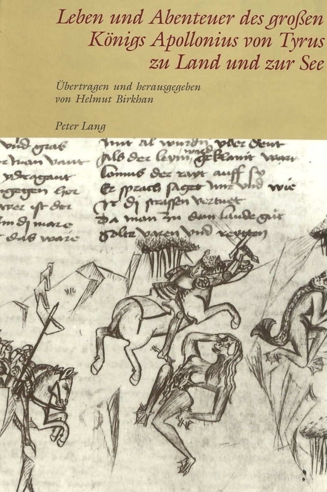 Cover: 9783039105007 | Leben und Abenteuer des großen Königs Apollonius von Tyrus zu Land...