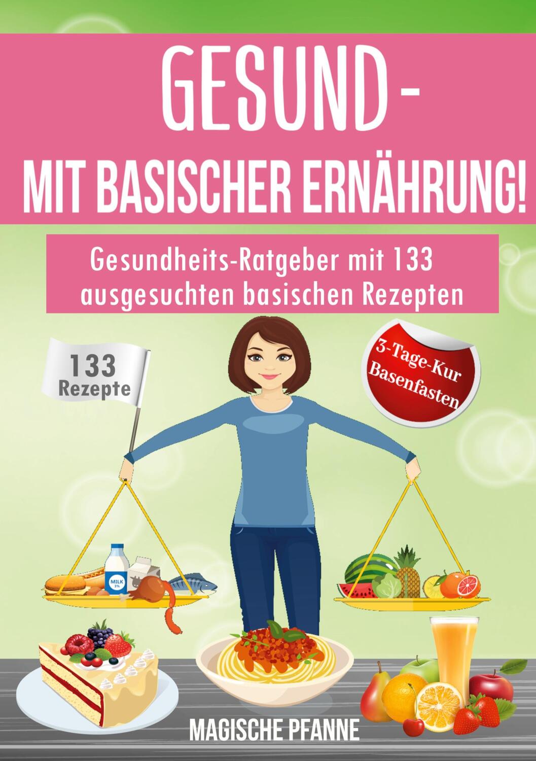 Cover: 9783753461373 | Gesund - Mit basischer Ernährung! | Magische Pfanne | Taschenbuch