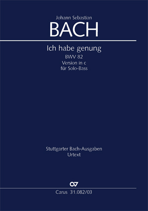 Cover: 9790007045517 | Ich habe genung (Klavierauszug) | Johann Sebastian Bach | Buch | 24 S.