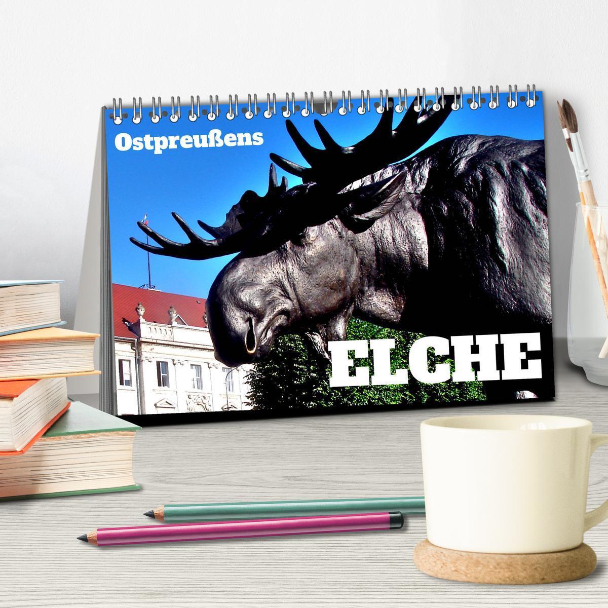 Bild: 9783435032006 | Ostpreußens Elche (Tischkalender 2025 DIN A5 quer), CALVENDO...