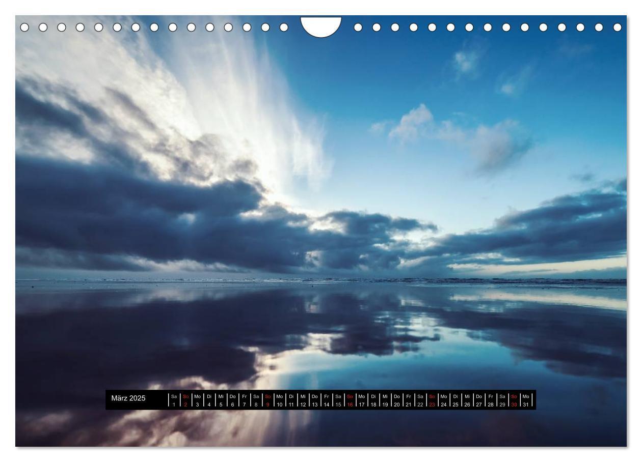 Bild: 9783435489916 | Abendlicht über der Nordsee (Wandkalender 2025 DIN A4 quer),...