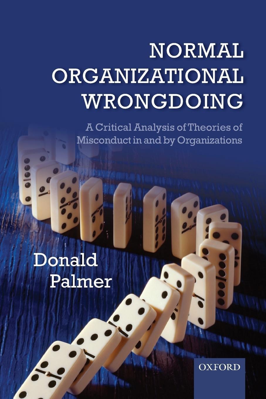 Cover: 9780199677429 | NORMAL ORGANIZATIONAL WRONGDOING P | Palmer | Taschenbuch | Paperback