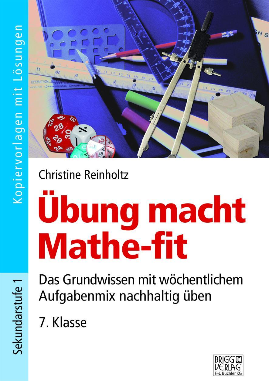 Cover: 9783956601903 | Übung macht Mathe-fit 7. Klasse | Christine Reinholtz | Taschenbuch