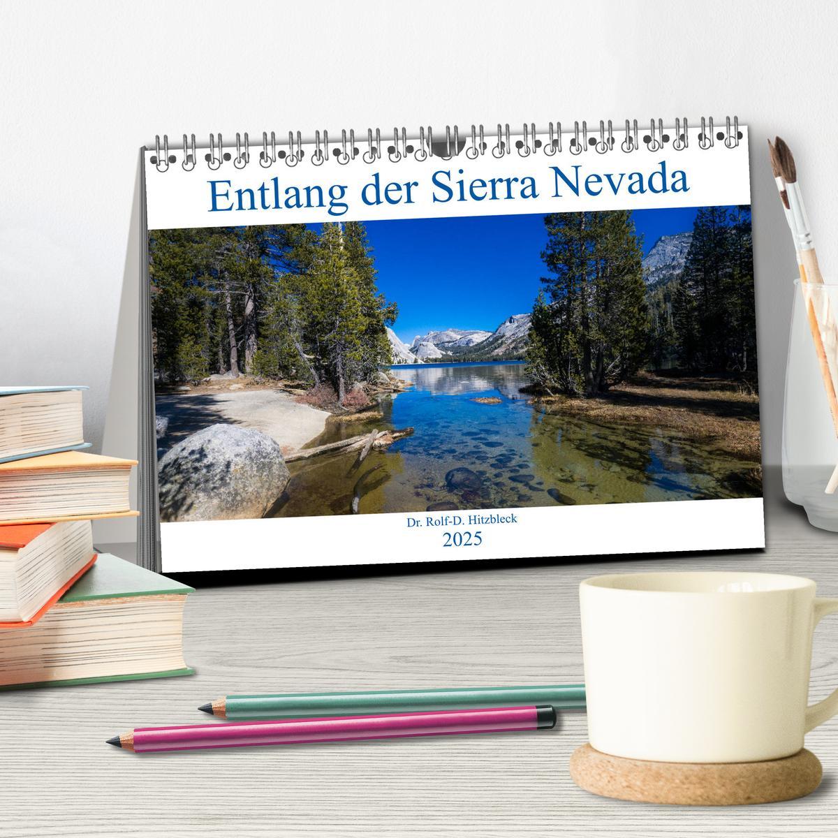 Bild: 9783435271320 | Entlang der Sierra Nevada (Tischkalender 2025 DIN A5 quer),...