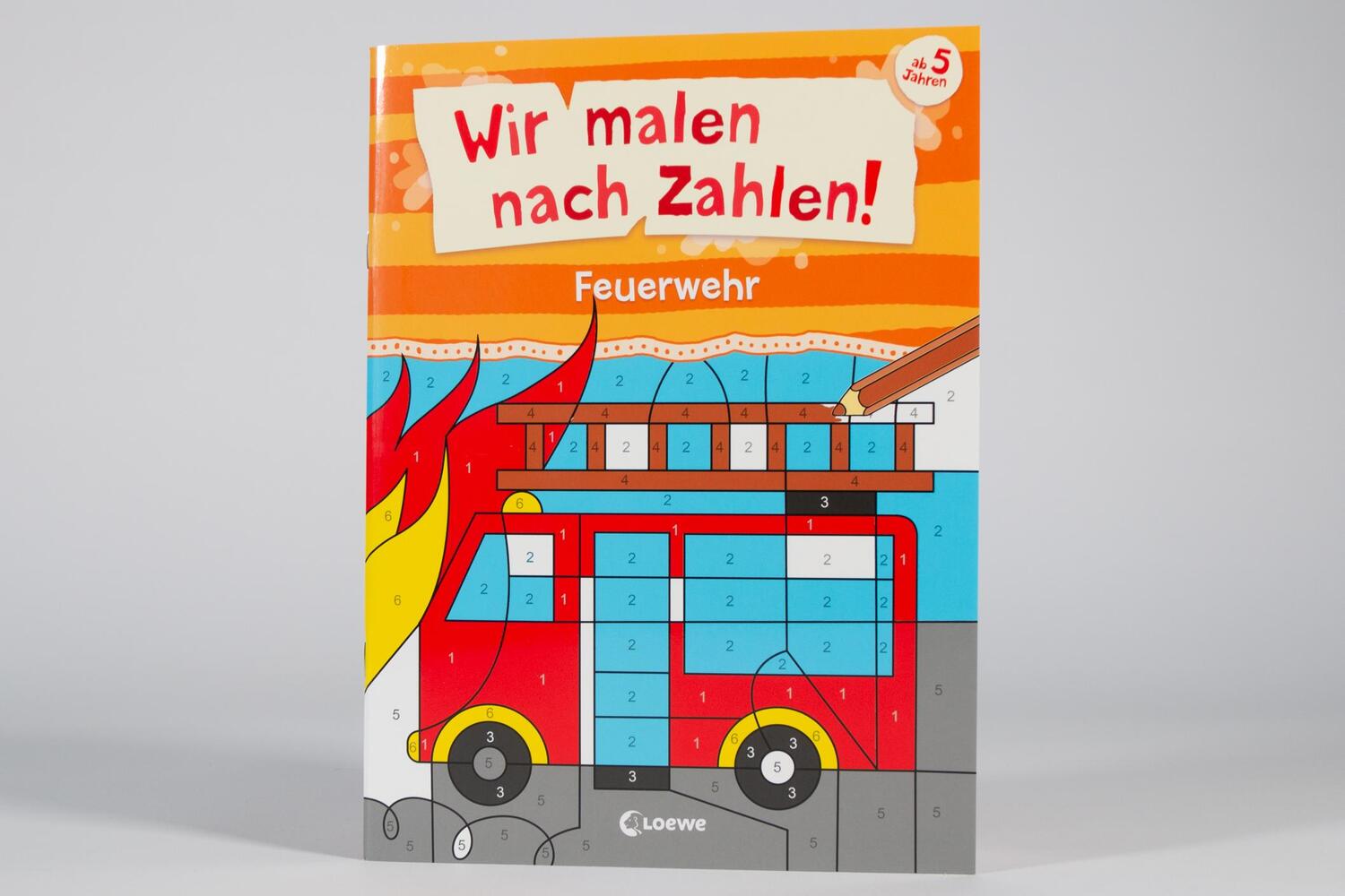 Bild: 9783743218383 | Wir malen nach Zahlen! - Feuerwehr | Loewe Kreativ | Broschüre | 32 S.