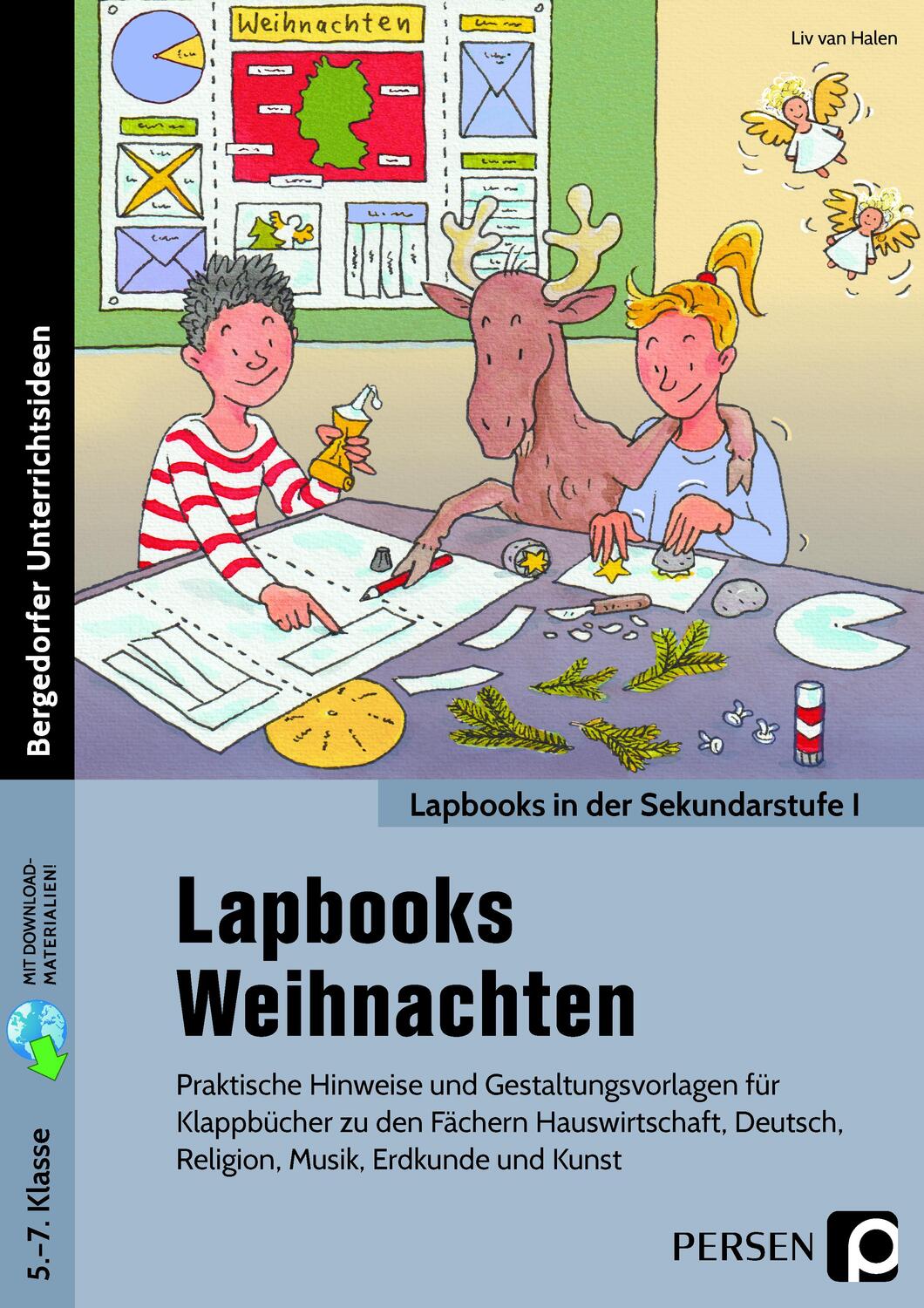 Cover: 9783403208198 | Lapbooks: Weihnachten - 5.-7. Klasse | Liv von Halen | Bundle | 2021
