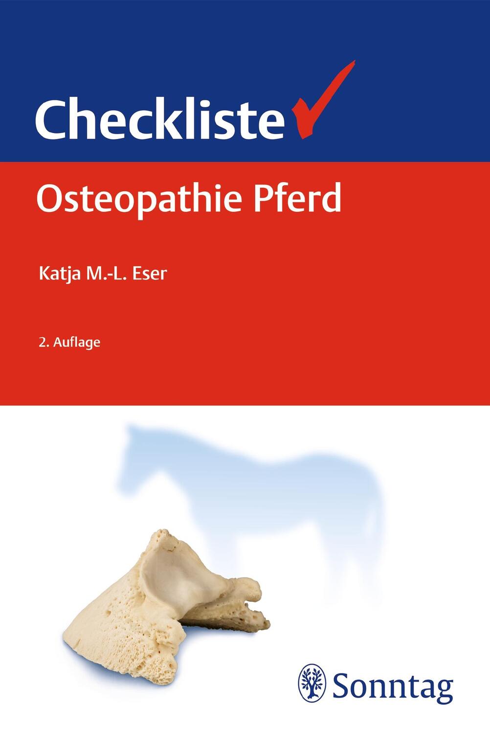 Cover: 9783132401693 | Checkliste Osteopathie Pferd | Katja Eser | Taschenbuch | Deutsch