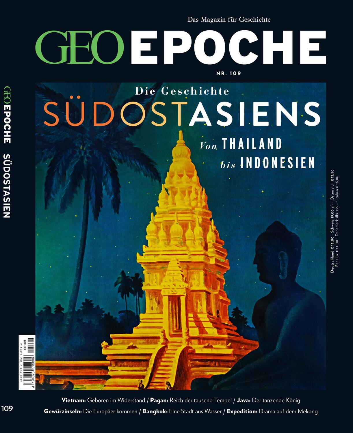 Cover: 9783652010474 | GEO Epoche mit DVD 109/2020 - Das alte Südostasien | Schröder (u. a.)