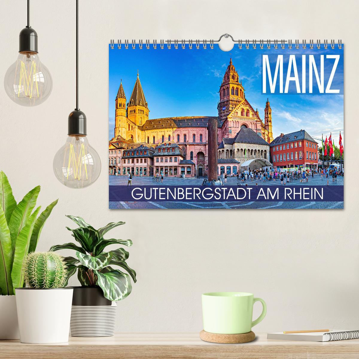 Bild: 9783457181249 | Mainz - Gutenbergstadt am Rhein (Wandkalender 2025 DIN A4 quer),...