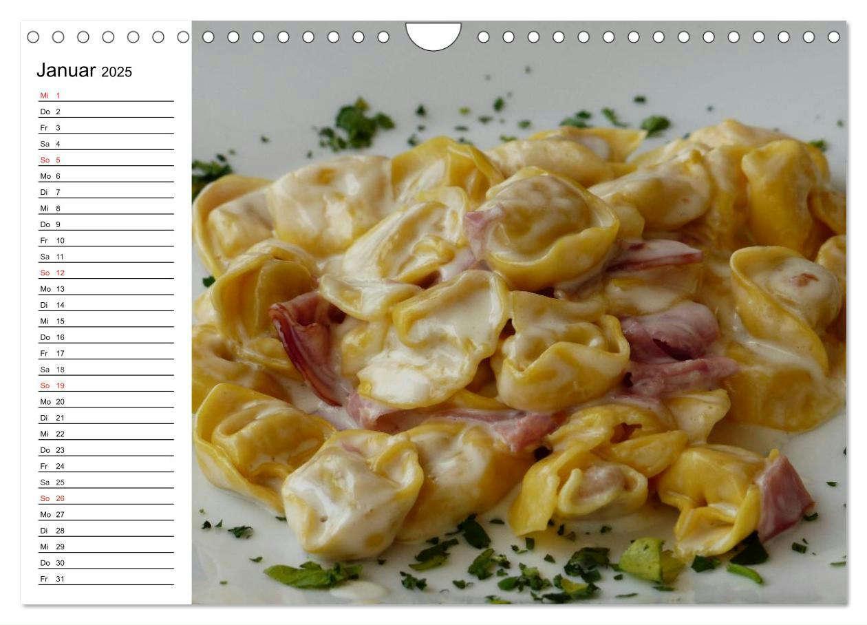 Bild: 9783435505739 | Heute gibt es Nudeln! Basta! Pasta-Impressionen (Wandkalender 2025...