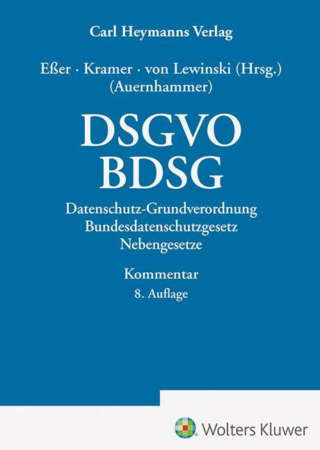 Cover: 9783452300300 | DSGVO/ BDSG | Martin Eßer (u. a.) | Buch | 3056 S. | Deutsch | 2023