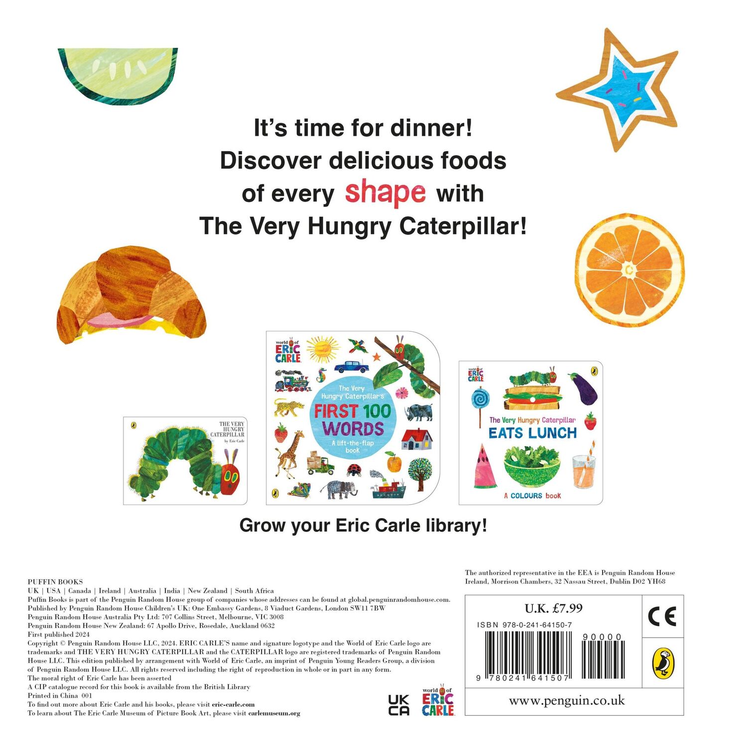 Rückseite: 9780241641507 | The Very Hungry Caterpillar Eats Dinner | A shapes book | Eric Carle