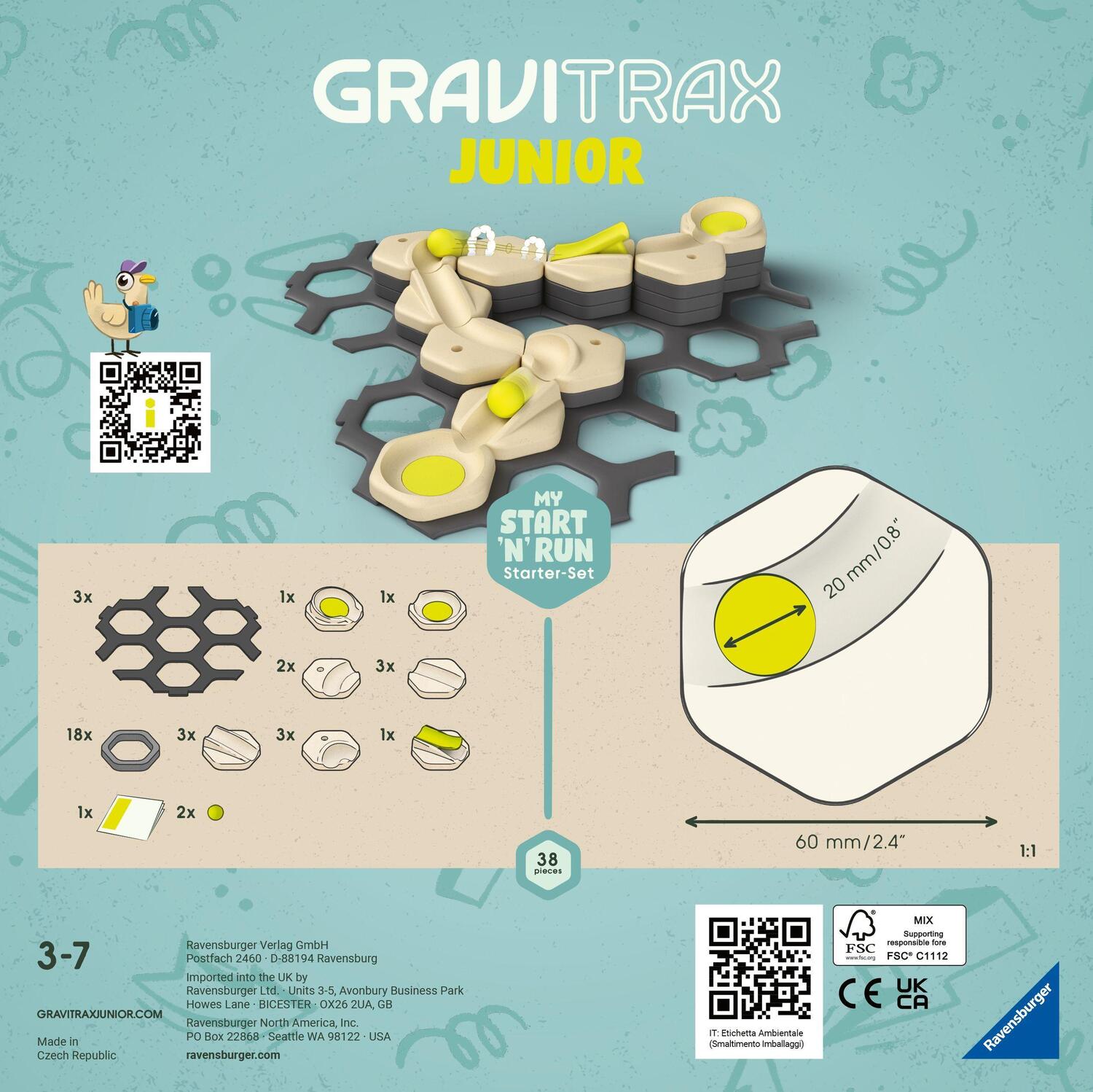 Bild: 4005556275311 | Ravensburger GraviTrax Junior Starter-Set S - Erweiterbare...