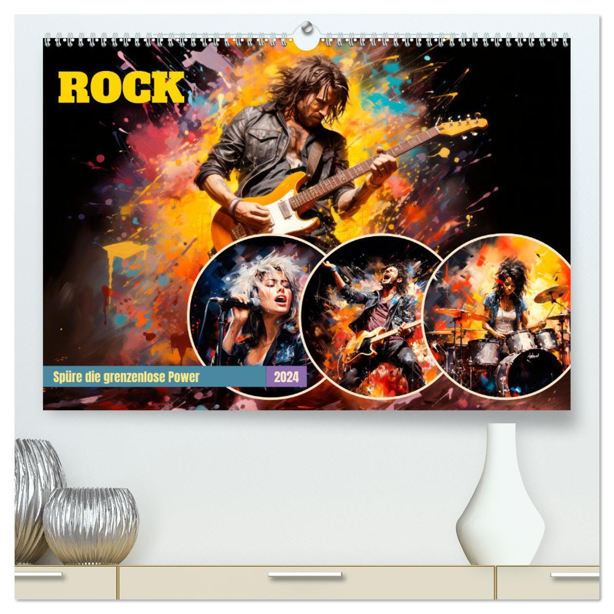 Cover: 9783383729423 | ROCK Spüre die grenzenlose Power (hochwertiger Premium Wandkalender...