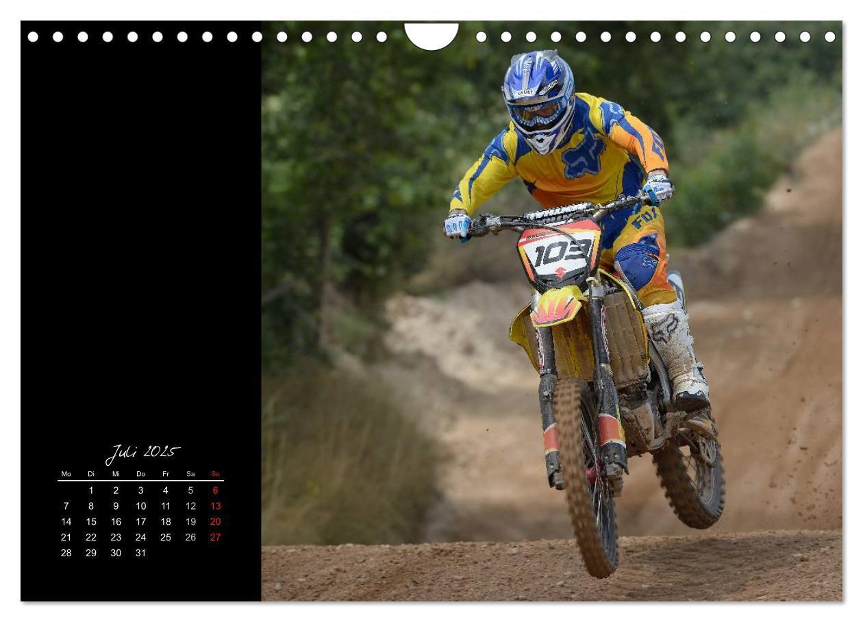 Bild: 9783435791514 | Motocross (Wandkalender 2025 DIN A4 quer), CALVENDO Monatskalender