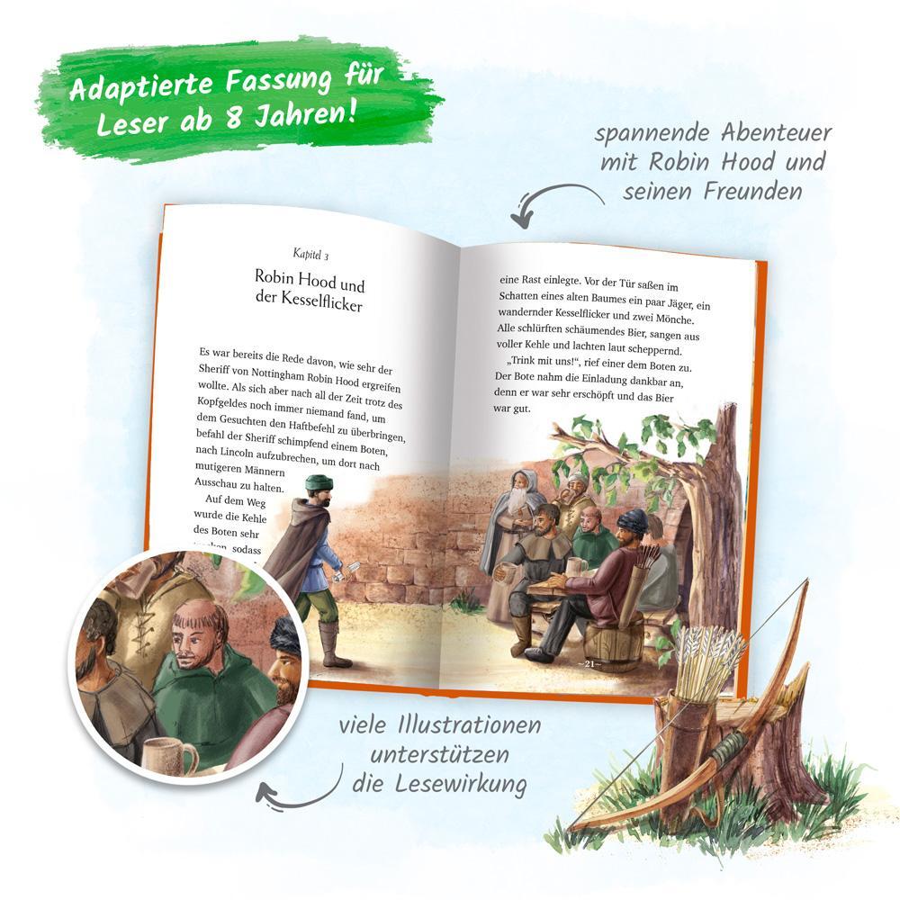 Bild: 9783965526167 | Trötsch Kinderbuch Klassiker Die Abenteuer des Robin Hood | KG | Buch
