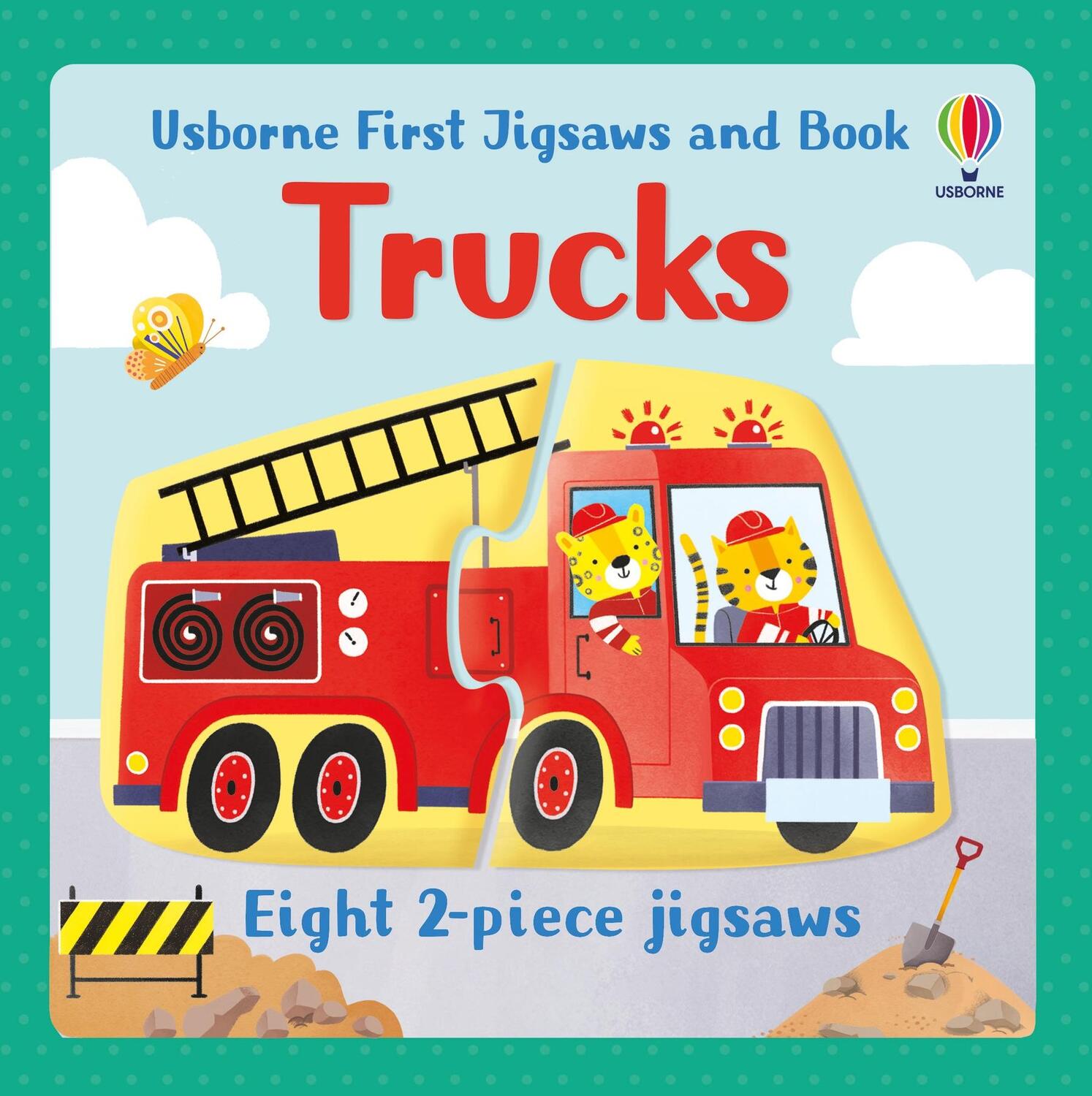 Cover: 9781474997997 | Usborne First Jigsaws and Book: Trucks | Abigail Wheatley | Buch