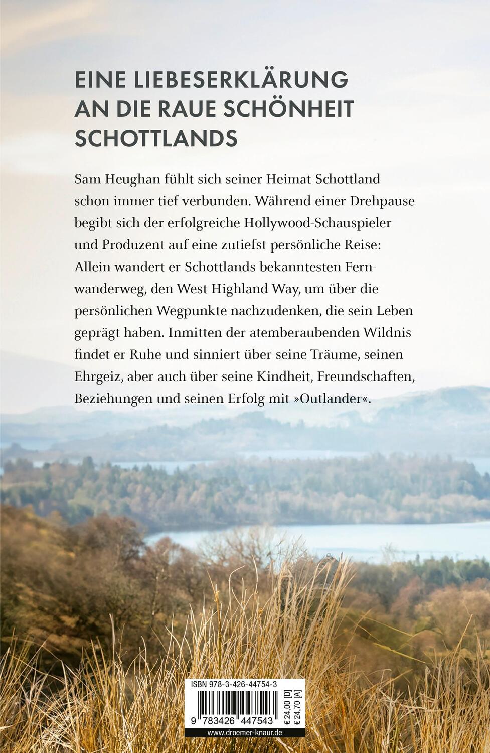 Rückseite: 9783426447543 | Waypoints | Meine schottische Reise | Sam Heughan | Buch | 296 S.