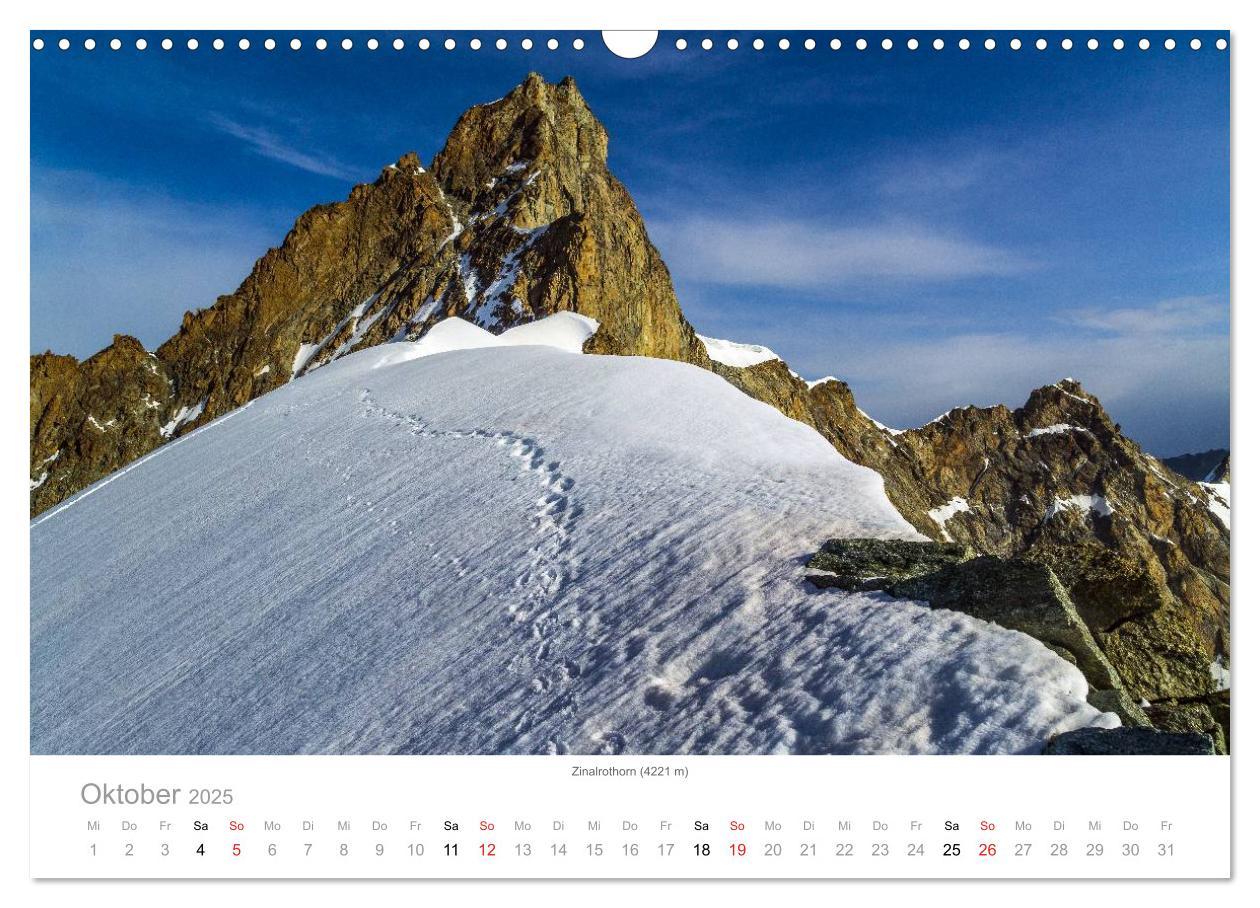 Bild: 9783435498277 | Walliser Alpen ¿ Europas »kleiner« Himalaya (Wandkalender 2025 DIN...