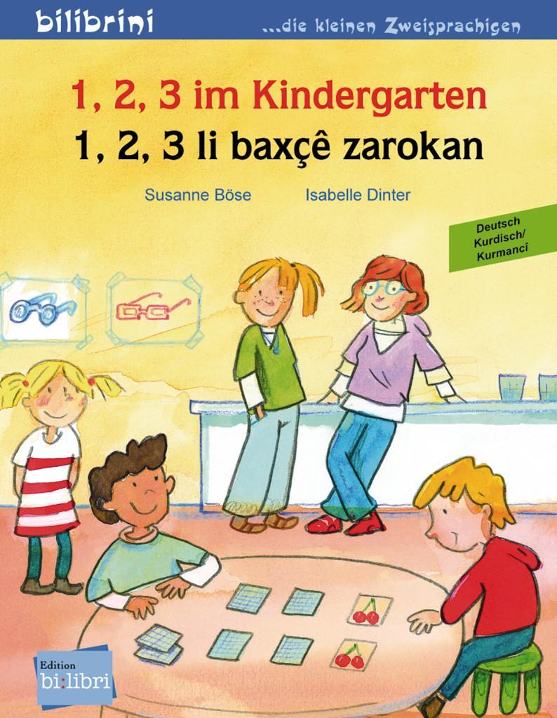 Cover: 9783197095950 | 1, 2, 3 im Kindergarten | Kinderbuch Deutsch-Kurdisch/Kurmancî | 2018