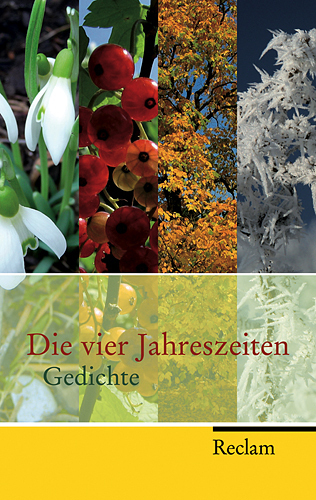 Cover: 9783150201930 | Die vier Jahreszeiten | Gedichte | Eckart Kleßmann | Taschenbuch