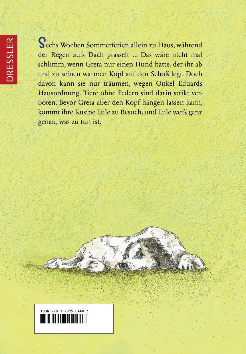 Rückseite: 9783791504483 | Greta und Eule, Hundesitter | Cornelia Funke | Buch | Dressler | 1995