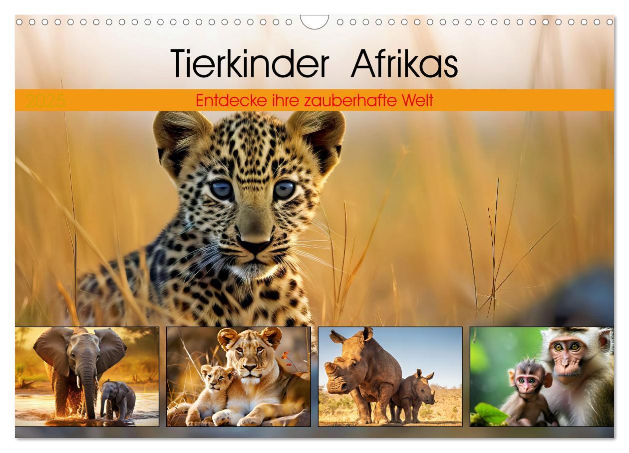 Cover: 9783435942725 | Tierkinder Afrikas - Entdecke ihre zauberhafte Welt (Wandkalender...